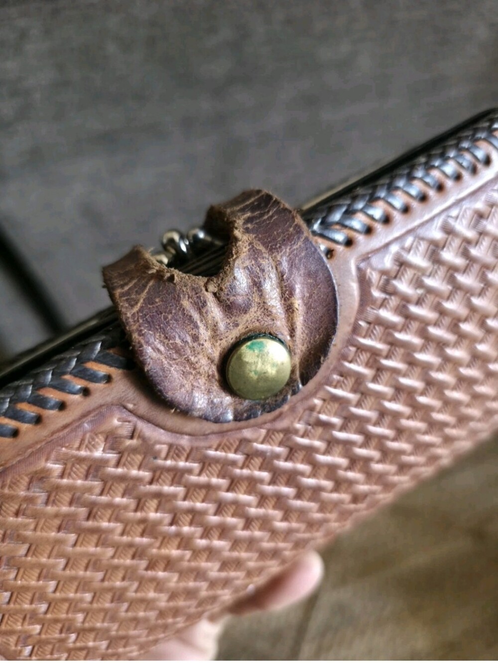 Vintage Handmade Roper Wallet - Picture 3 of 11